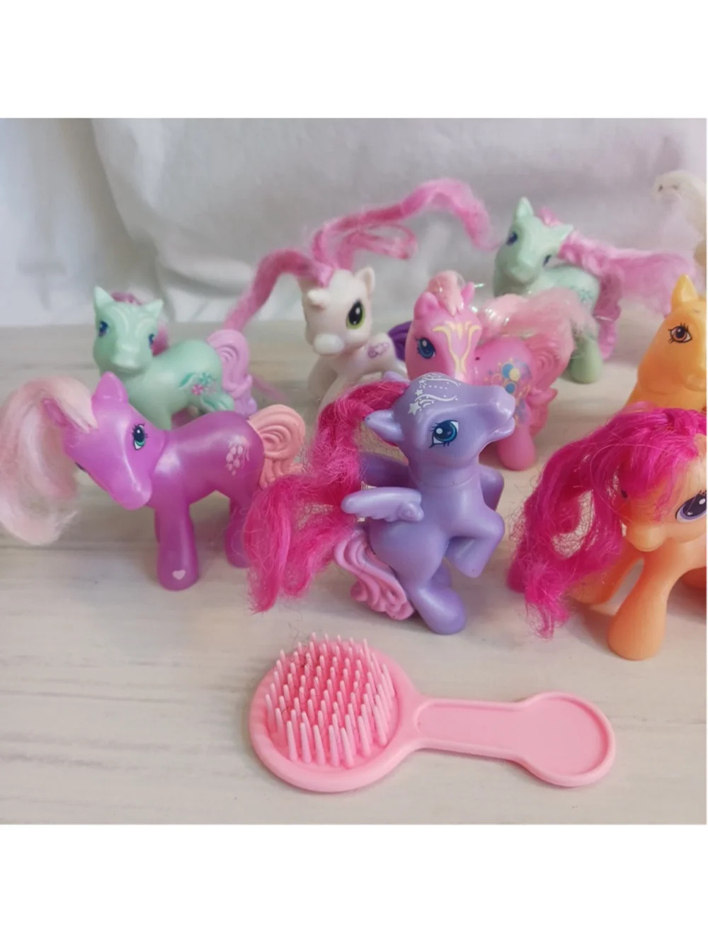 VTG Y2K My Little Pony G3 Lot Of 13 MLP craft Horses Nostalgia Variety